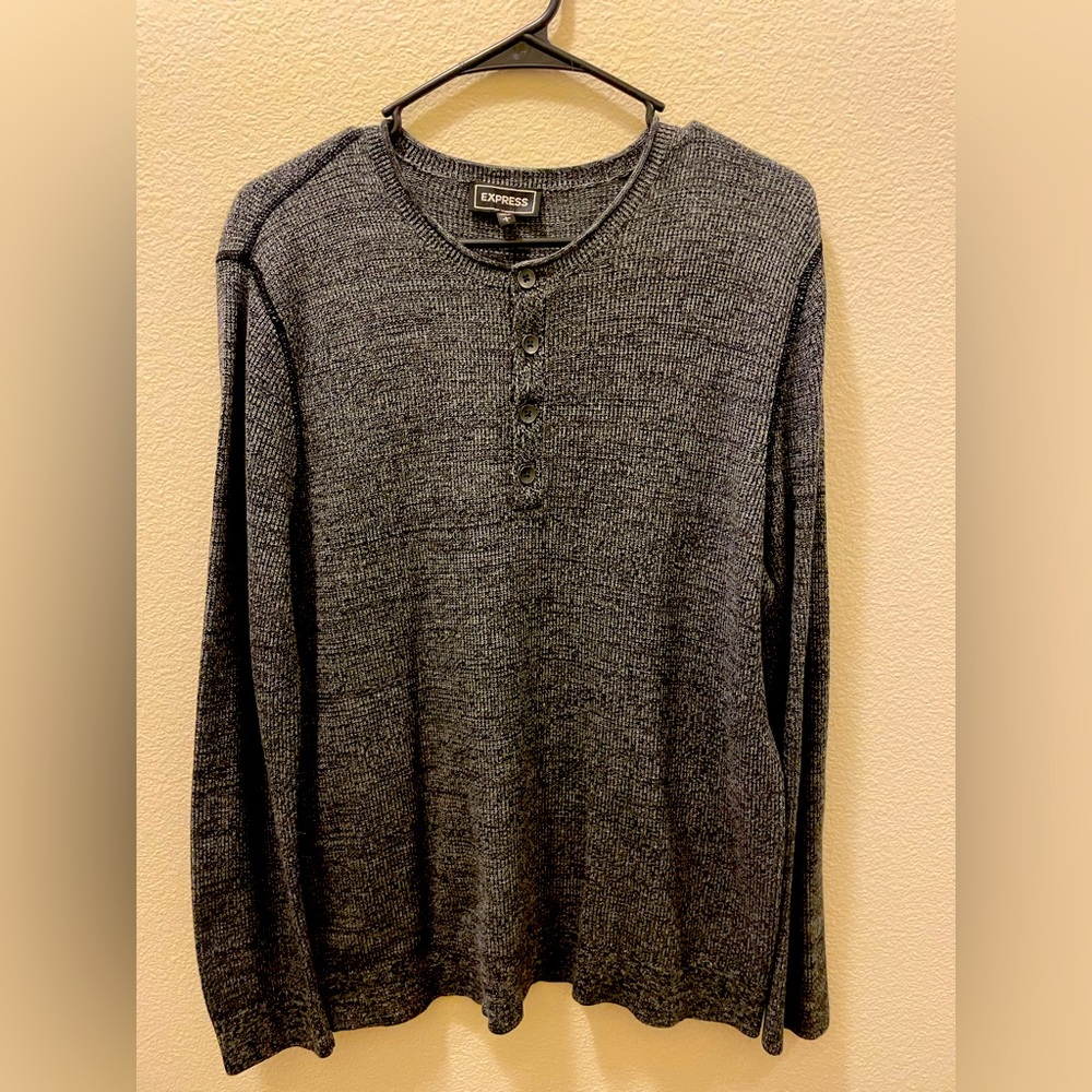 Express Men’s knitted Henley